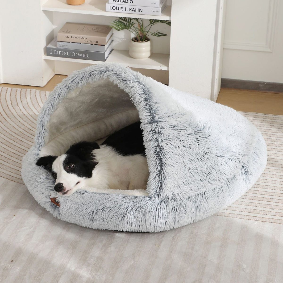 Enclosed Plush Pet Bed with Waterproof Option