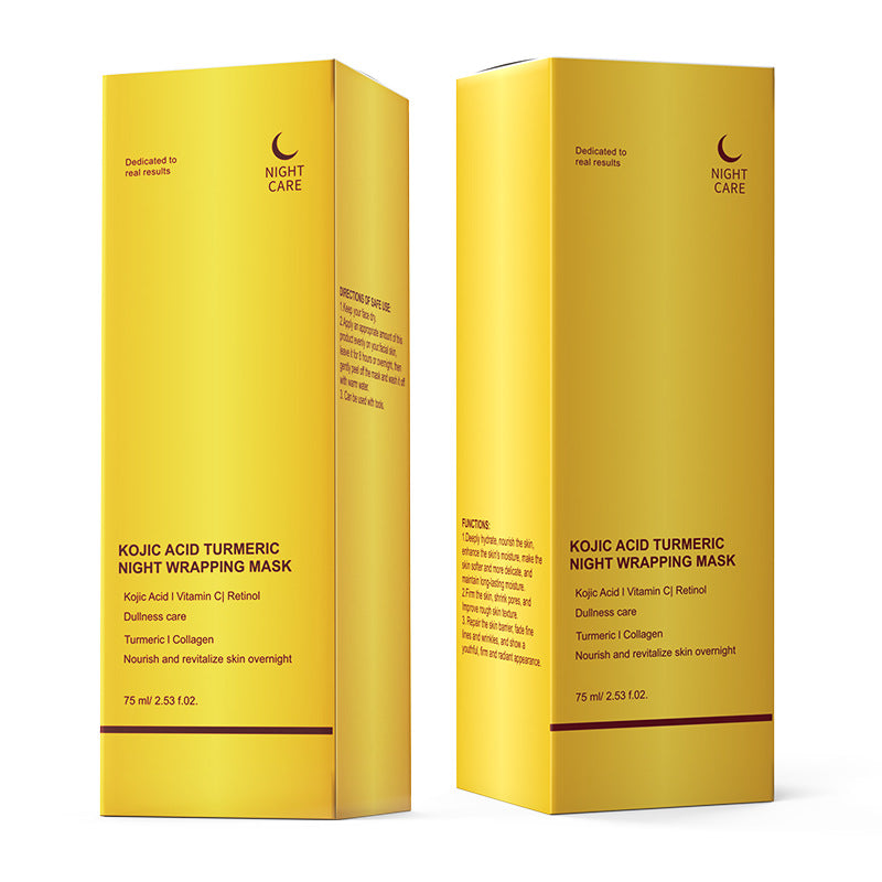Masque peel-off Curcuma et sa boîte