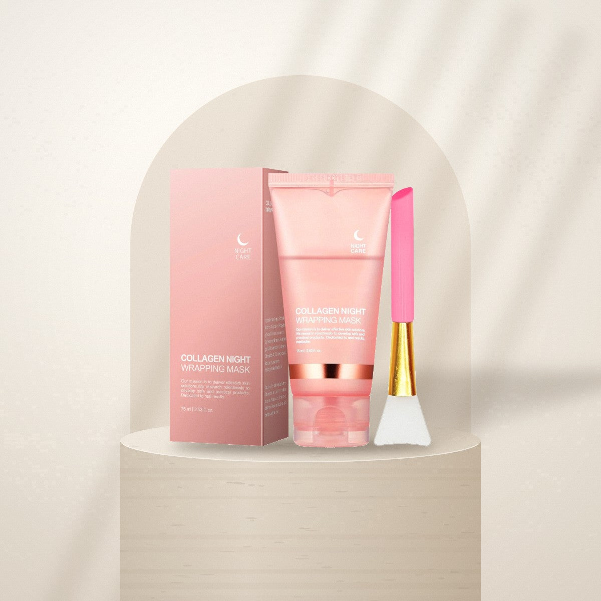 Masque peel-off Rose avec son étui et son pinceau